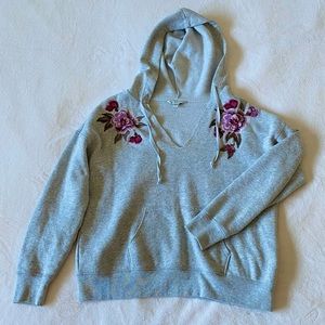 American Eagle floral hoodie